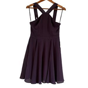NWT! Lulus‎ purple halter dress. Size medium